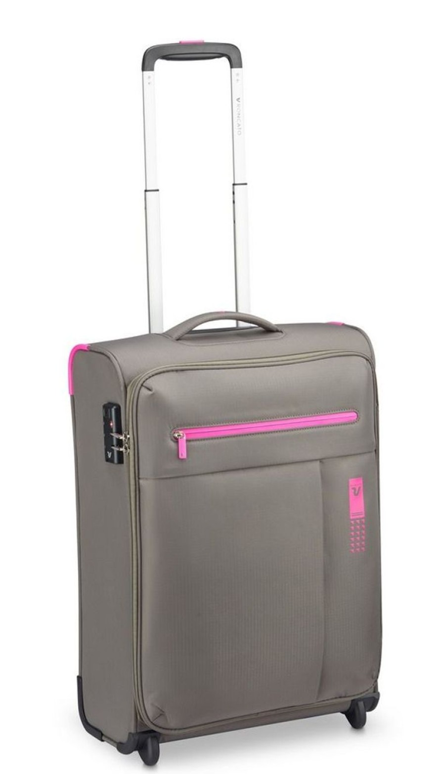 Valigie Roncato | Trolley Cabina Roncato Neon Lite 4745 Grigio