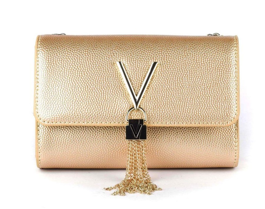 Borse Donna Valentino Bags | Borsa A Mano E Tracolla Valentino Bags Divina 403 Oro