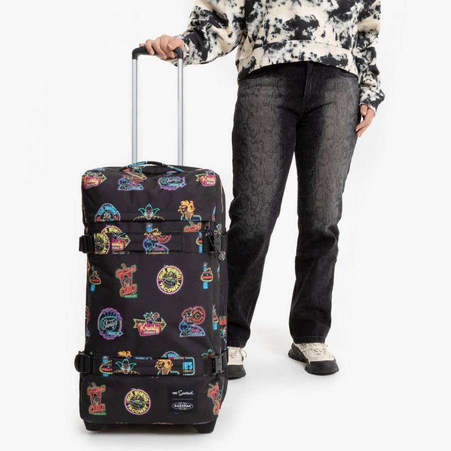 Valigie Eastpak | Trolley Eastpak Transit'R M Simpsons Neo Print Simpsons Neon Print