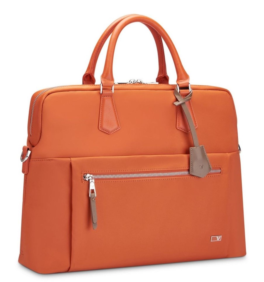 Borse Ufficio Roncato | Borsa Lavoro Donna Roncato Woman Biz 2323 Arancio