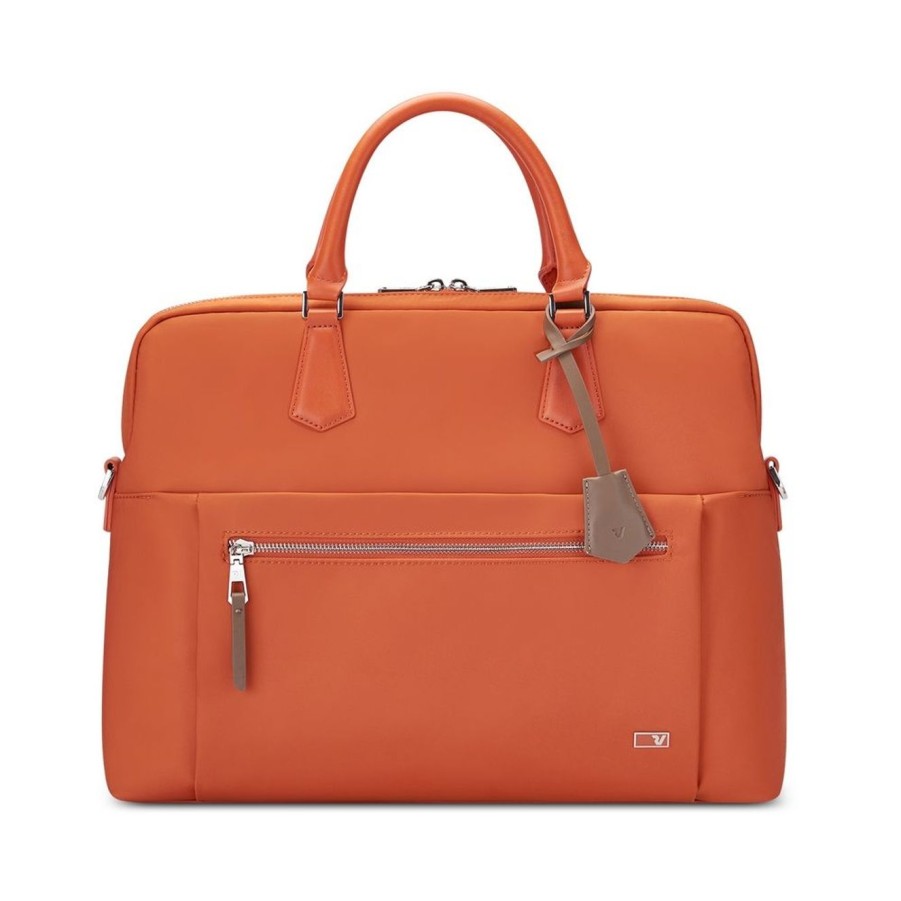 Borse Ufficio Roncato | Borsa Lavoro Donna Roncato Woman Biz 2323 Arancio