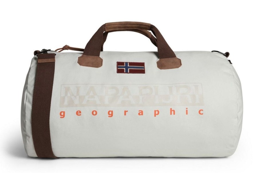 Valigie Napapijri | Borsone Napapijri Bering Beige Silver