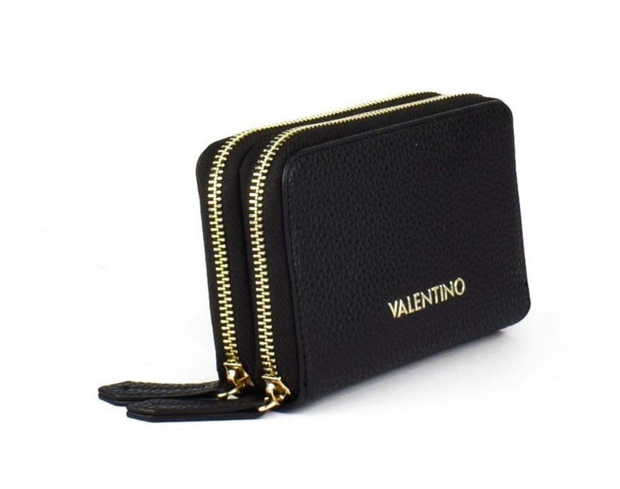 Pelletteria Valentino Bags | Portafoglio Donna 2-Zip Valentino Bags Superman Nero