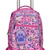 Zaini Sj Gang | Trolley Scuola Sj Jack 3 Ruote Fleecy Girl