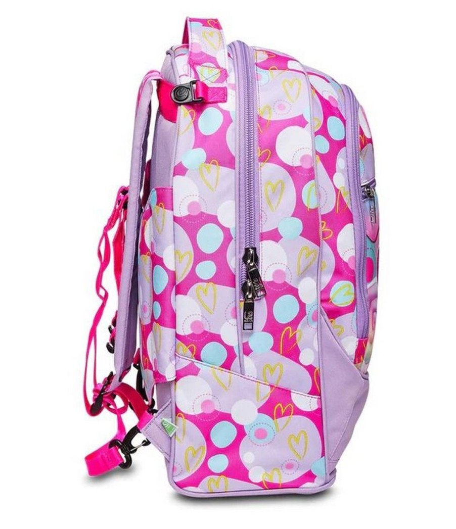 Zaini Sj Gang | Trolley Scuola Sj Jack 3 Ruote Heart Lolly