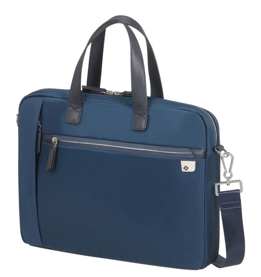 Borse Ufficio Samsonite | Borsa Lavoro Donna 15,6" Samsonite Eco Wave Blu