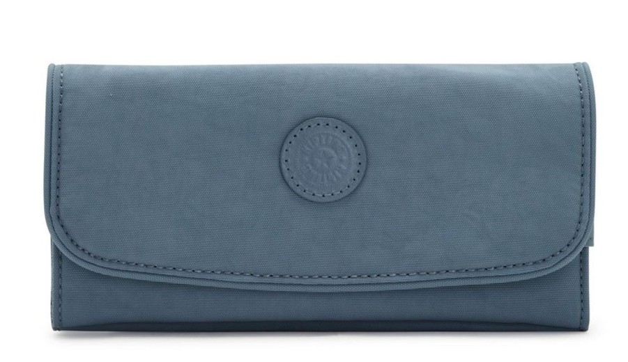 Pelletteria Kipling | Portafoglio Donna Kipling Money Land Brush Blue