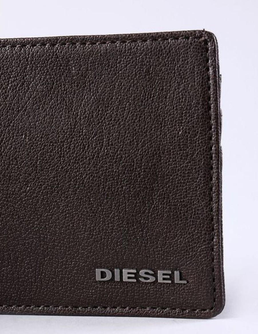 Pelletteria Diesel | Portadocumenti Piatto Diesel Johnas I Marrone Brown