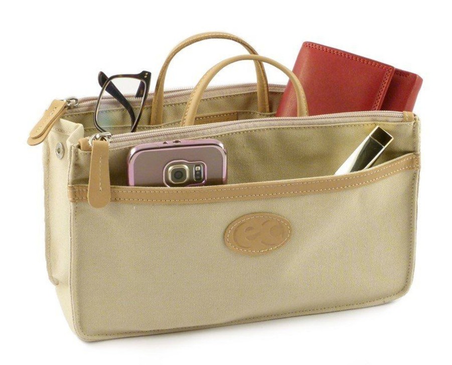 Pelletteria Emporio Cattani | Organizzatore Da Borsa Ec Bag In Bag Beige Camel