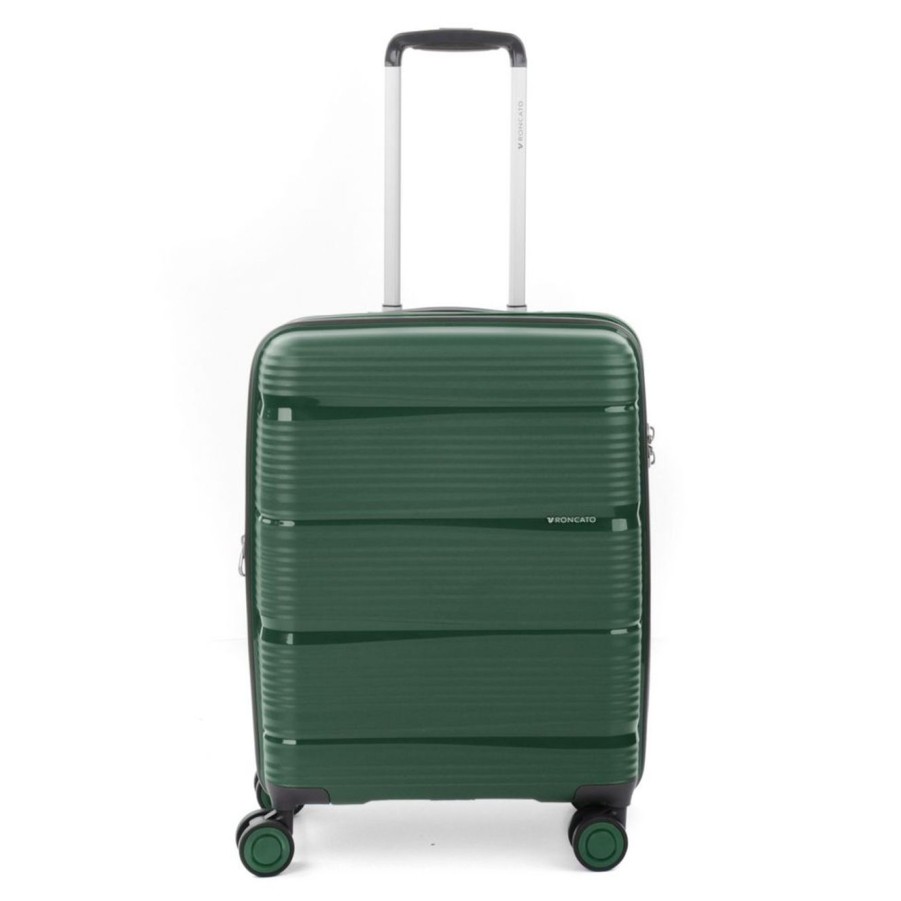 Valigie Roncato | Trolley Cabina Espandibile Roncato R-Lite 3453 Verde Bottiglia