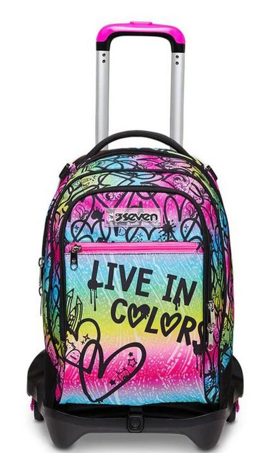 Zaini Seven | Trolley Scuola Seven Jack 3 Ruote Colour Expression