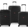 Valigie Roncato | Set 3 Trolley Espandibili Roncato Skyline Nero