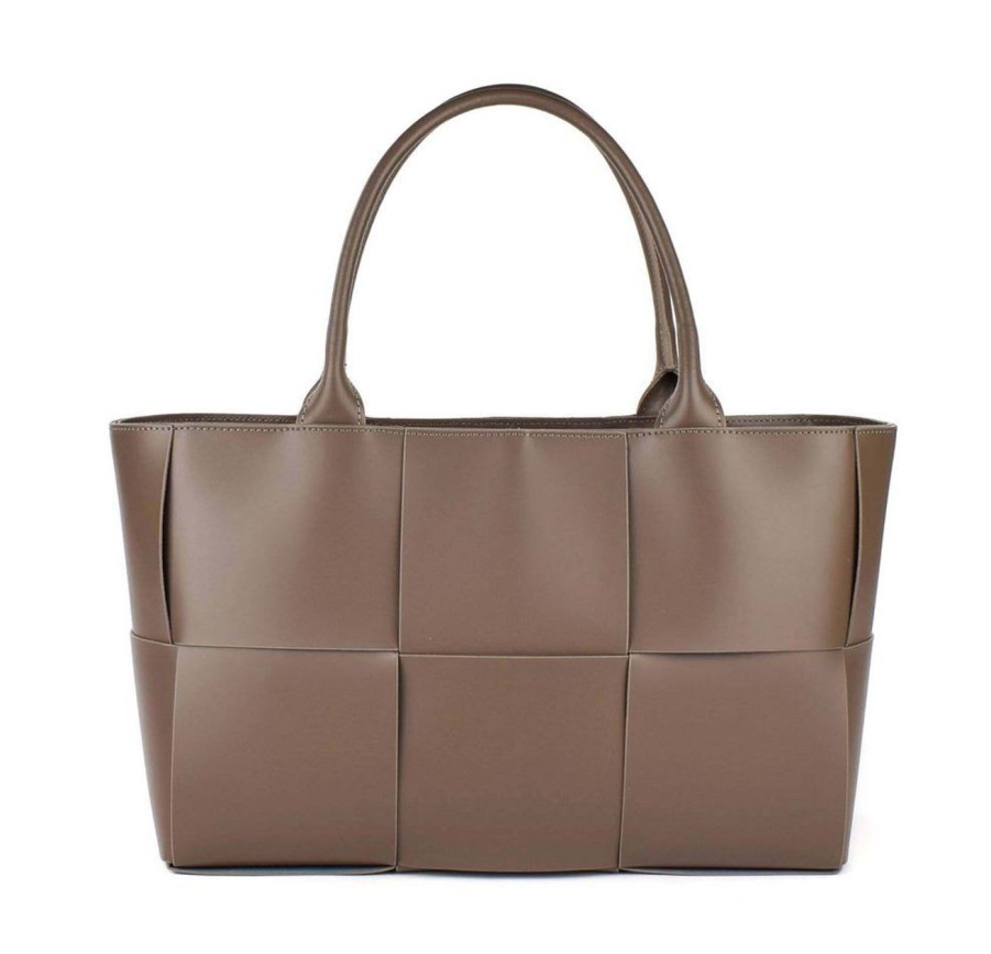 Borse Donna Pronto Moda | Borsa A Mano E Tracolla 20128 Taupe