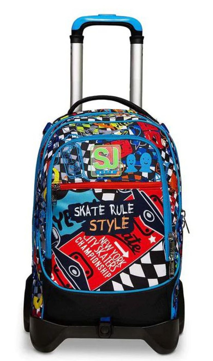 Zaini Sj Gang | Trolley Scuola Sj Jack 2 Ruote Trickflip Boy