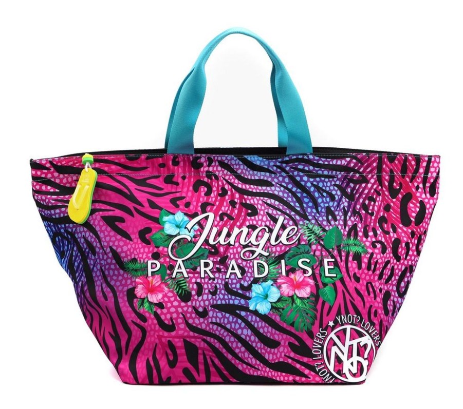 Borse Donna Ynot | Borsa Da Mare Ynot? Jungle Paradise 001 Aqua