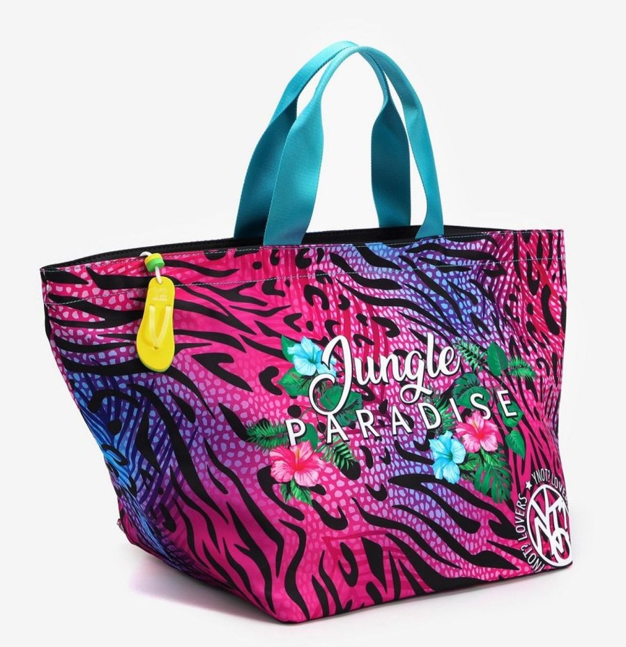 Borse Donna Ynot | Borsa Da Mare Ynot? Jungle Paradise 001 Aqua