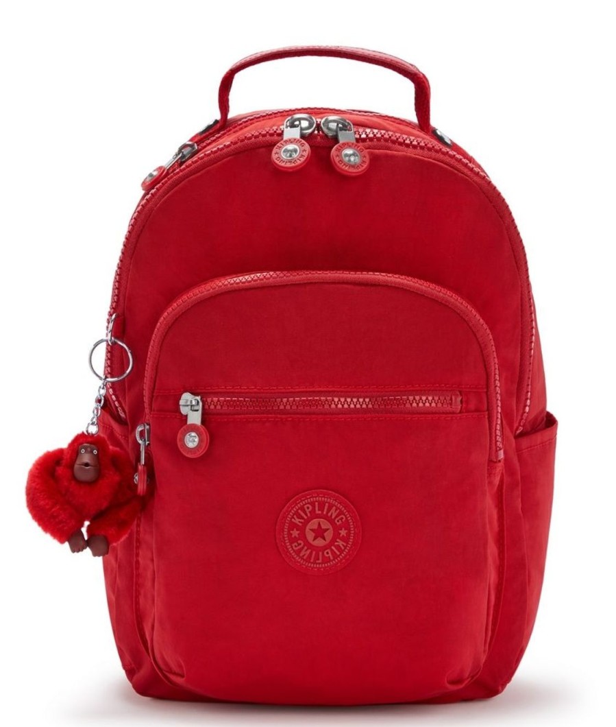 Borse Donna Kipling | Zaino Kipling Clas Seoul S Cherry Tonal