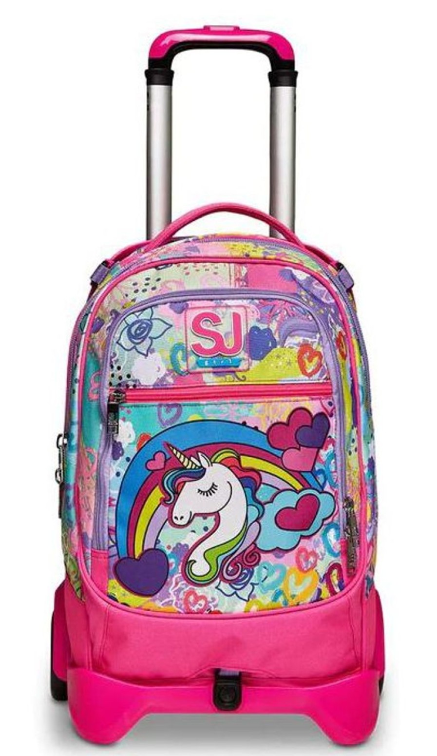 Zaini Sj Gang | Trolley Scuola Sj Jack 2 Ruote Magicflip Girl