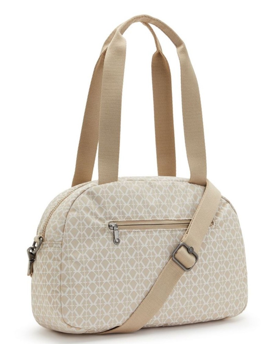 Borse Donna Kipling | Borsa A Mano E Tracolla Kipling Cool Defea Signature Beige