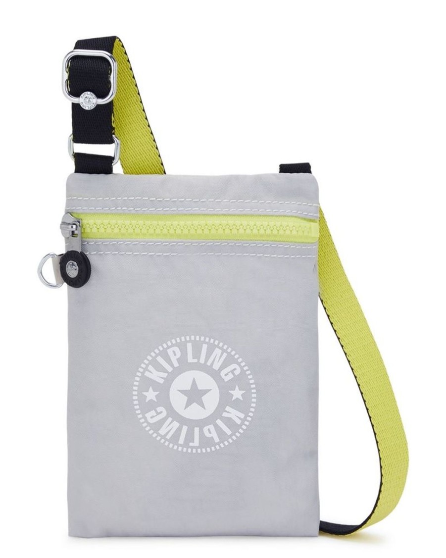 Borse Uomo Kipling | Borsa Piccola A Tracolla Kipling Afia Lite Air Grey