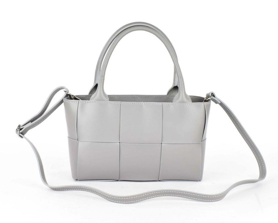 Borse Donna Pronto Moda | Borsa A Mano E Tracolla 20124 Grigio