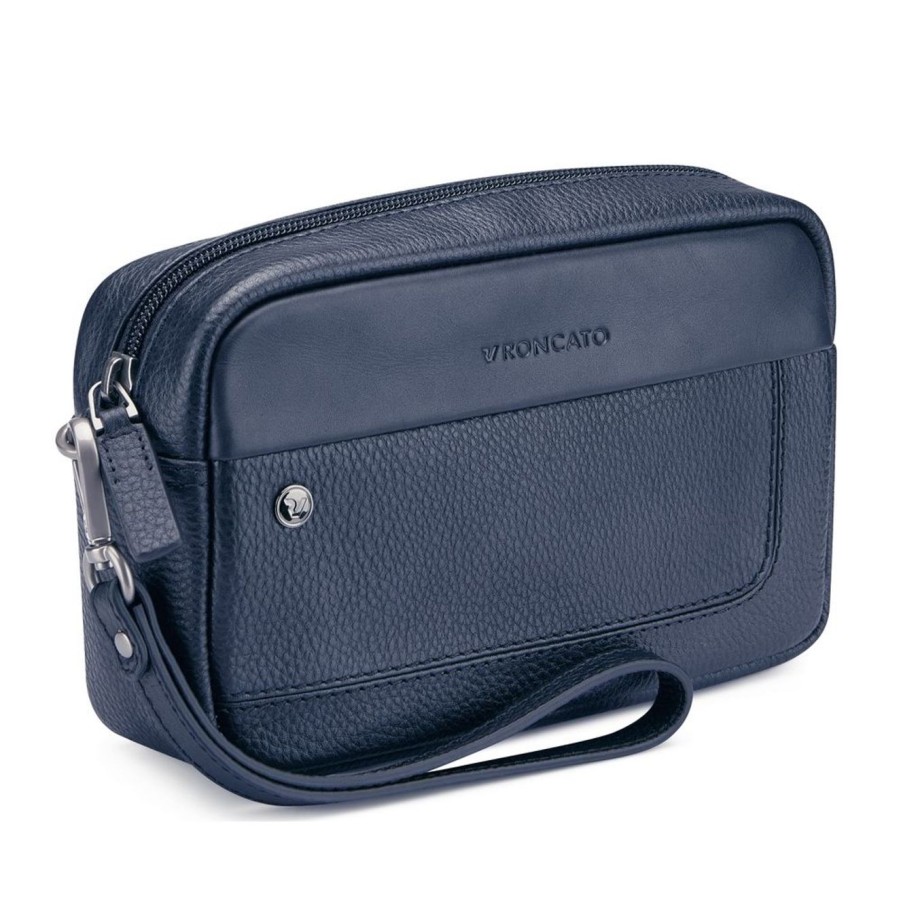 Borse Uomo Roncato | Borsa Uomo A Mano Roncato Alaska 2421 Navy