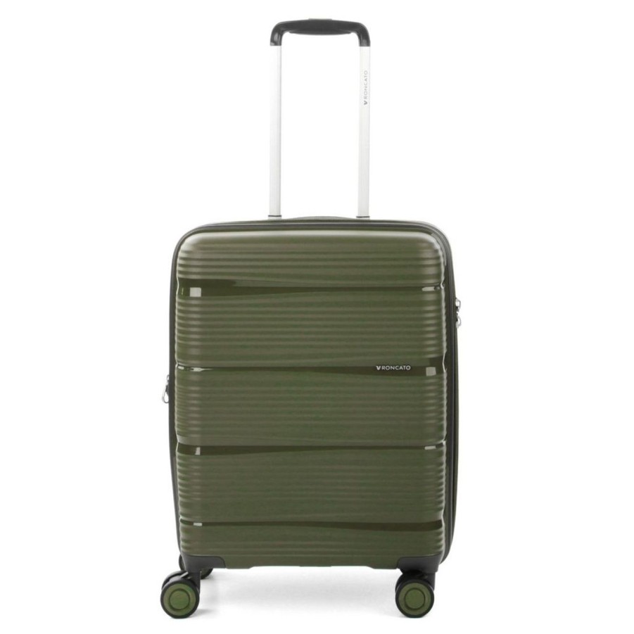 Valigie Roncato | Trolley Cabina Espandibile Roncato R-Lite 3453 Verde Militare