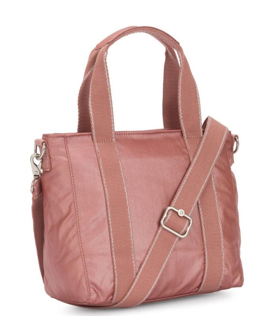 Borse Donna Kipling | Borsa A Mano E Tracolla Kipling Asseni Mini Metallic Rust