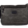 Borse Uomo Avirex | Borsa Messenger Avirex Buffalo 02 Grigia Grigio