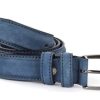 Pelletteria Emporio Cattani | Cintura In Pelle Emporio Cattani 04 Blu