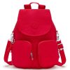 Borse Donna Kipling | Zaino E Tracolla Kipling Firefly Up Red Rouge