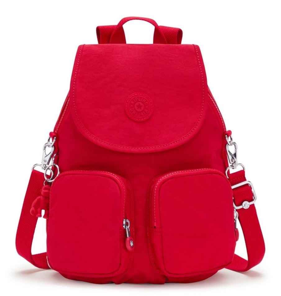 Borse Donna Kipling | Zaino E Tracolla Kipling Firefly Up Red Rouge