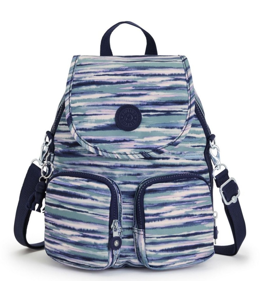 Borse Donna Kipling | Zaino E Tracolla Kipling Firefly Up Brush Stripes