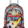 Zaini Sj Gang | Trolley Scuola Seven Jack 3 Ruote Firegoal