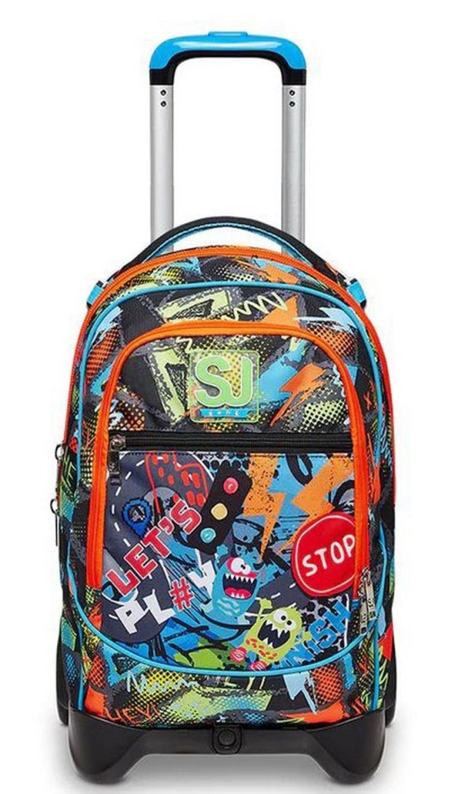 Zaini Sj Gang | Trolley Scuola Sj Jack 2 Ruote Rushpack