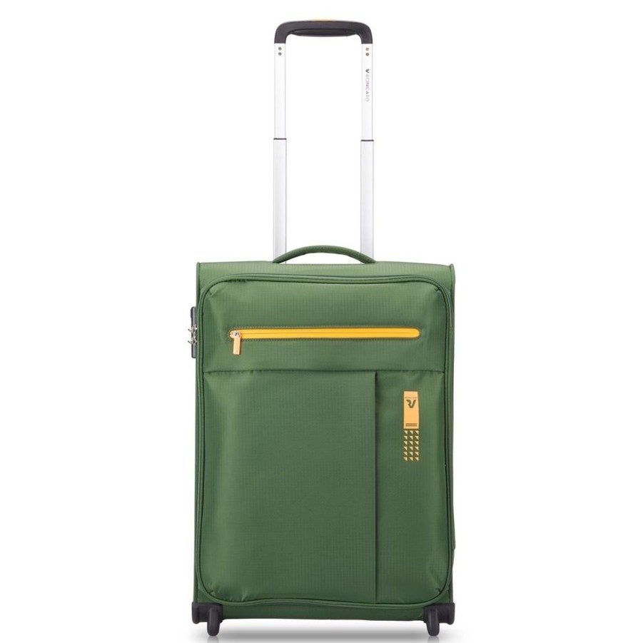 Valigie Roncato | Trolley Cabina Roncato Neon Lite 4745 Verde Militare