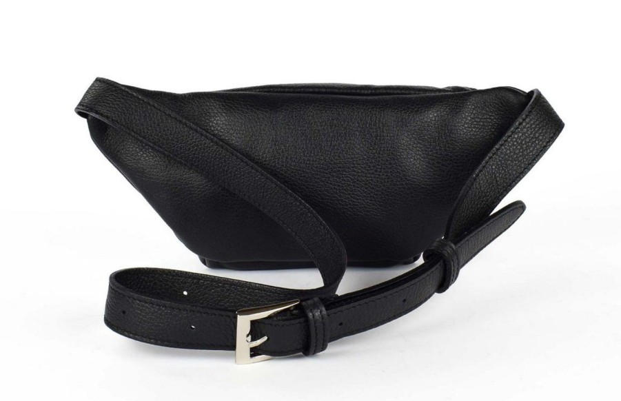 Pelletteria Emporio Cattani | Marsupio In Pelle Ec Venezia 10 Nero