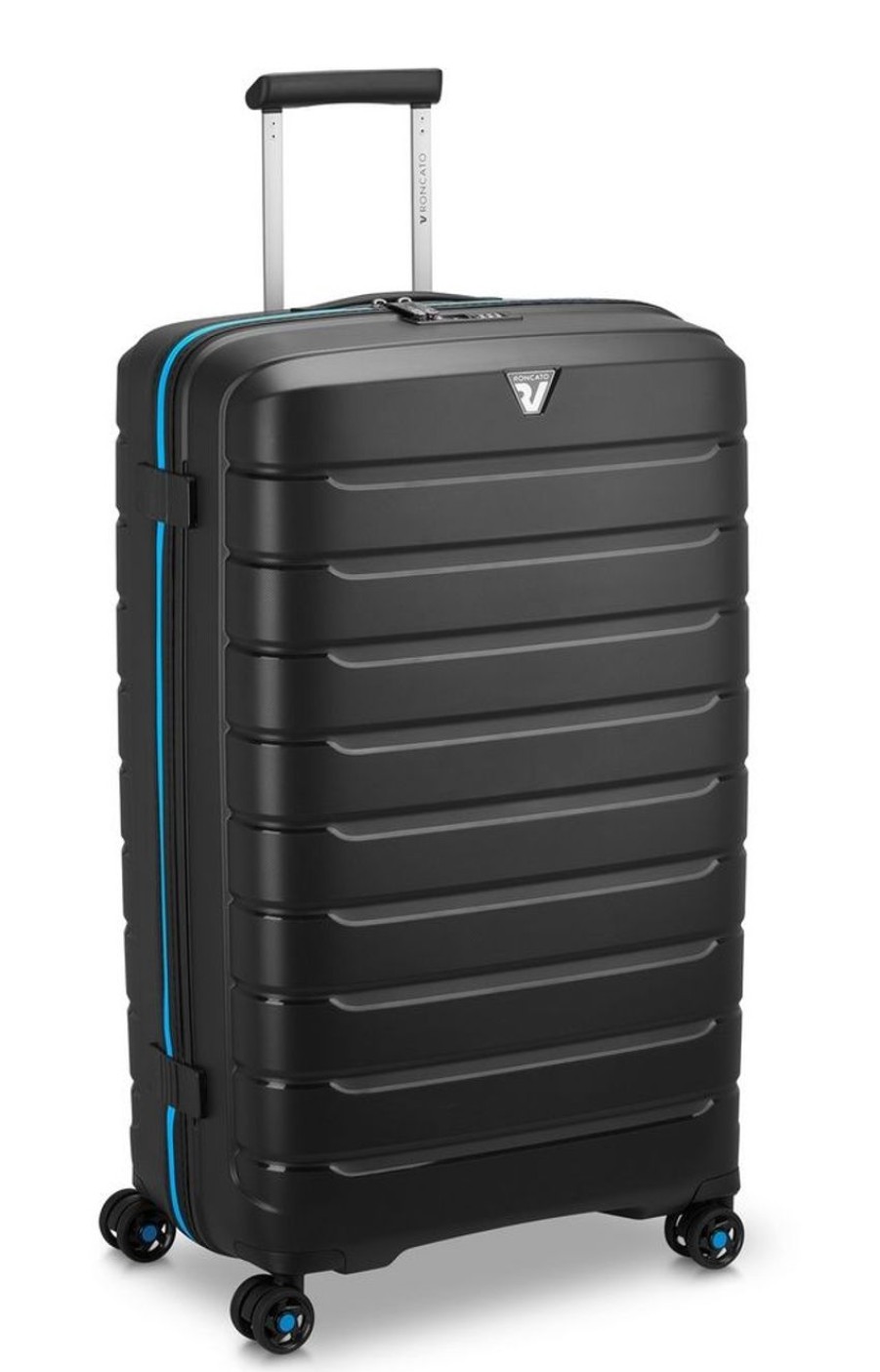 Valigie Roncato | Trolley Roncato B-Flying Neon Grande 7981 Nero