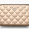 Pelletteria Ogon Design | Portafoglio In Alluminio Ogon Design Smart Case V2 Quilted Rose Gold