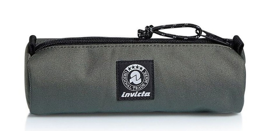 Zaini Invicta | Astuccio Invicta Nose Pencil Bag Dusty Olive