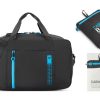 Valigie Roncato | Borsa Cabina Pieghevole 40X25X20 Roncato Compact Neon 2011 Nero