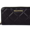 Pelletteria Valentino Bags | Portafoglio Donna Con Zip Valentino Bags Ocarina Nero