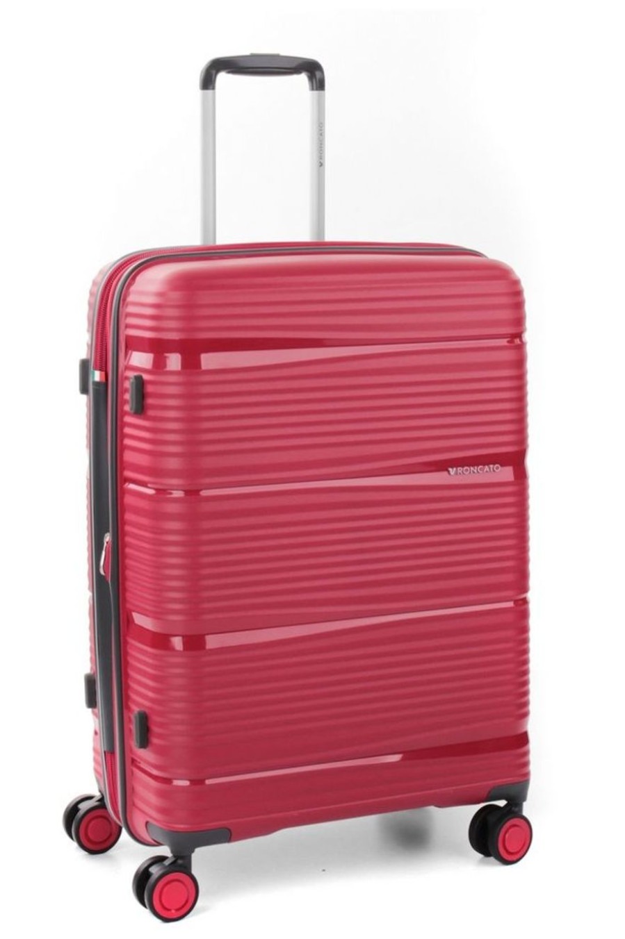 Valigie Roncato | Trolley Espandibile Roncato R-Lite Medio 3452 Rosso Scuro