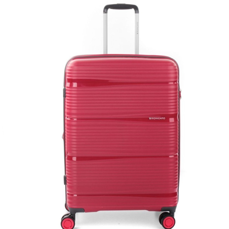 Valigie Roncato | Trolley Espandibile Roncato R-Lite Medio 3452 Rosso Scuro