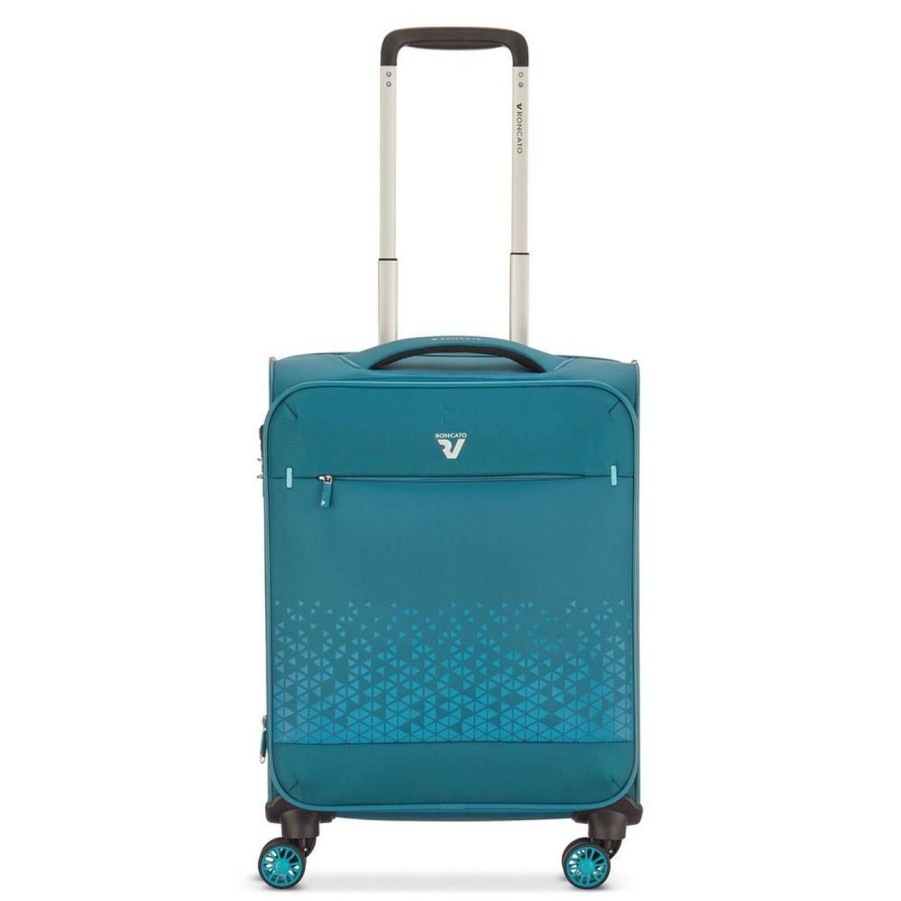 Valigie Roncato | Set 3 Trolley Espandibili Roncato Crosslite Petrolio