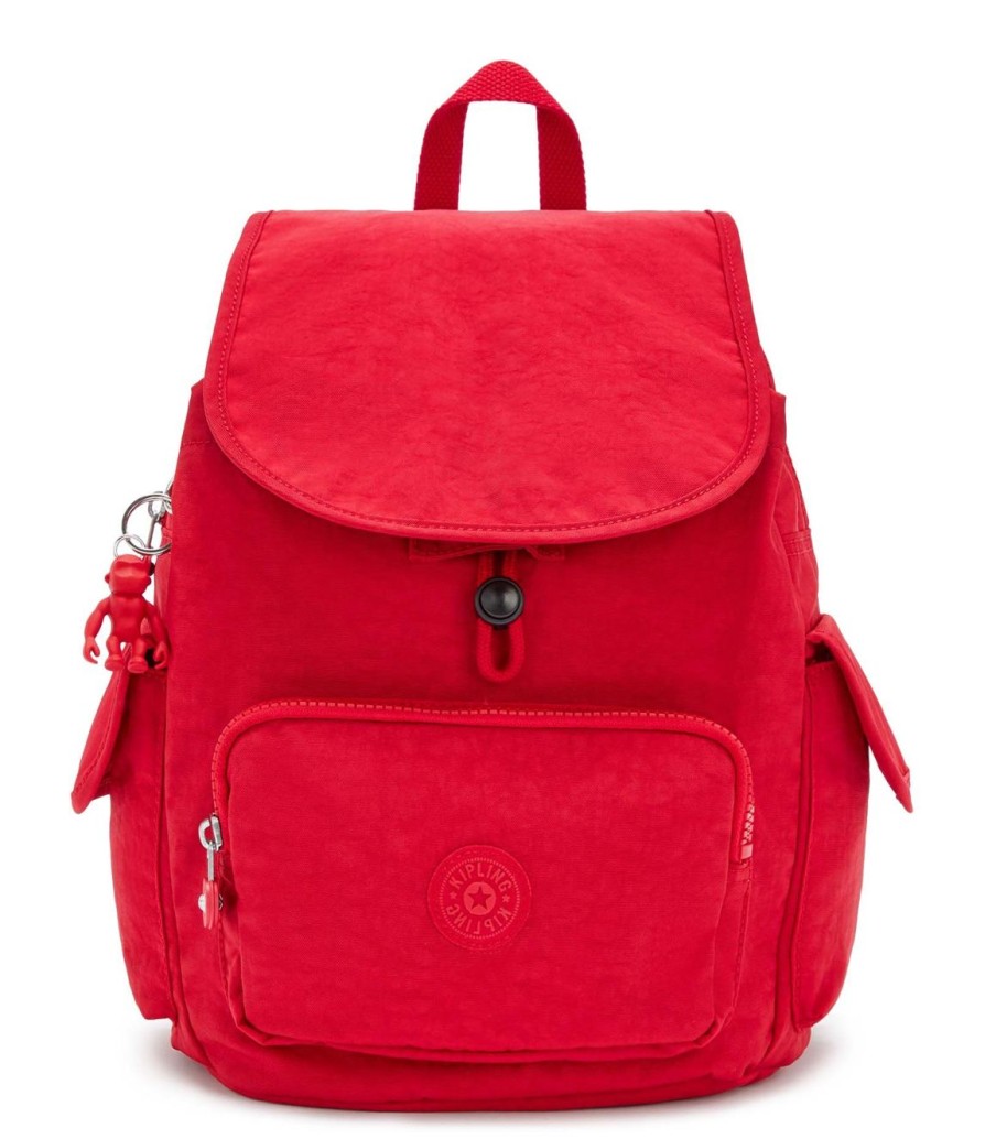 Borse Donna Kipling | Zaino Kipling City Pack S Red Rouge