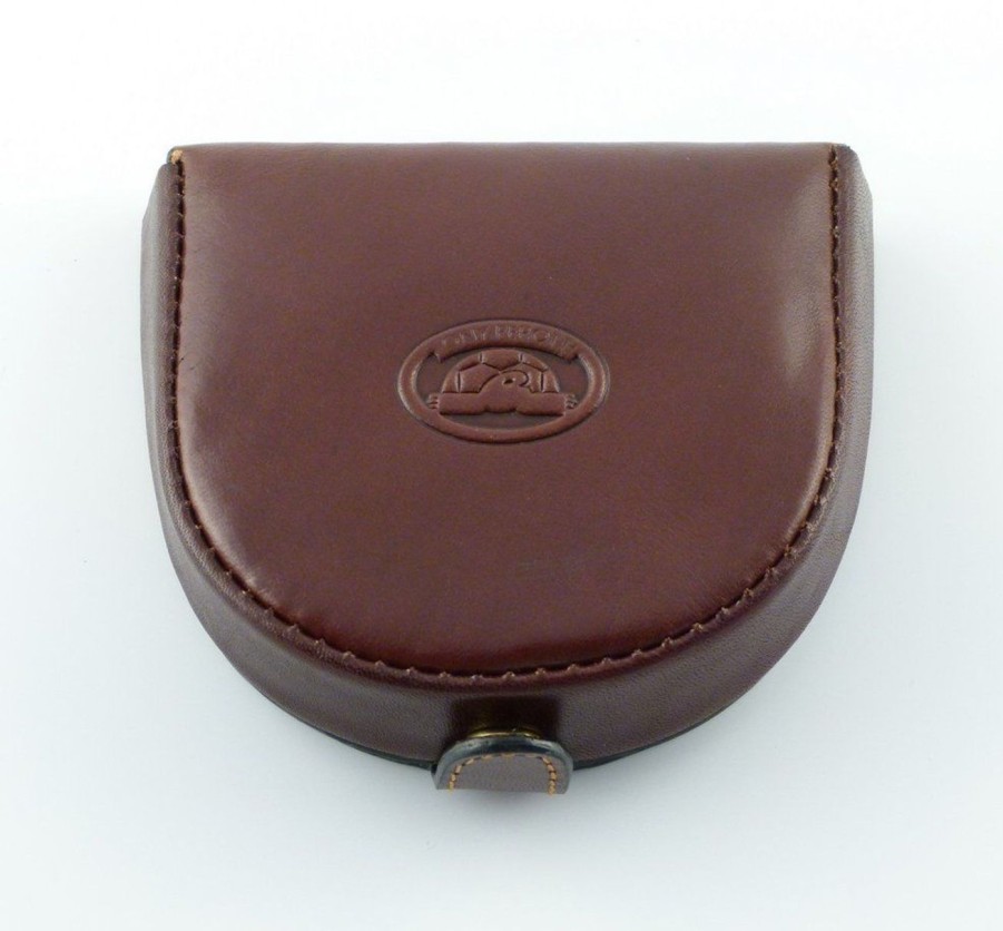 Pelletteria Tony Perotti | Portamonete Tacco In Cuoio Tony Perotti Art 1196 Marrone Brown