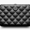 Pelletteria Ogon Design | Portafoglio In Alluminio Ogon Design Smart Case V2 Quilted Black