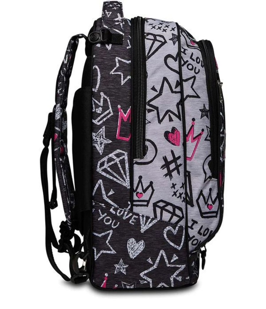 Zaini Seven | Trolley Scuola Seven Jack 3 Ruote Zipper Glamy