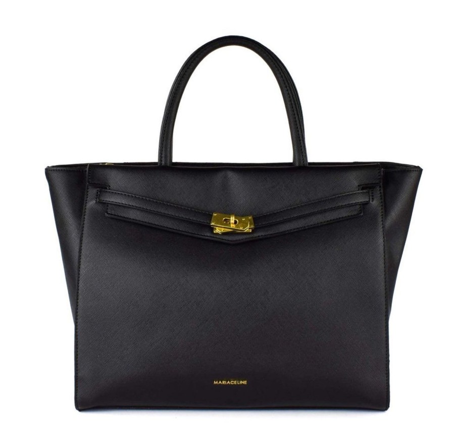 Borse Donna Maria Celine | Borsa A Mano E Tracolla Maria Celine Kim 01 Nera Nero